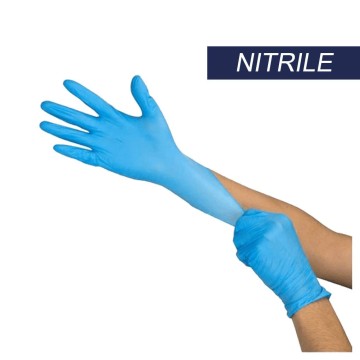 Gant taille S - Nitrile non poudré - Bleu