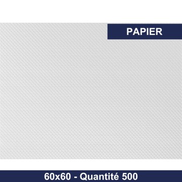 Nappe - 60x60cm - Papier - Blanche