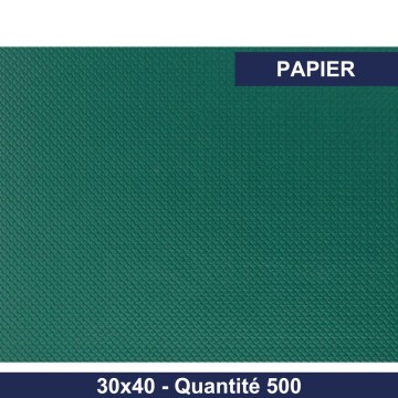 Set de table - 30x40 - Papier- Vert