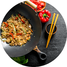 Wok à induction professionnel